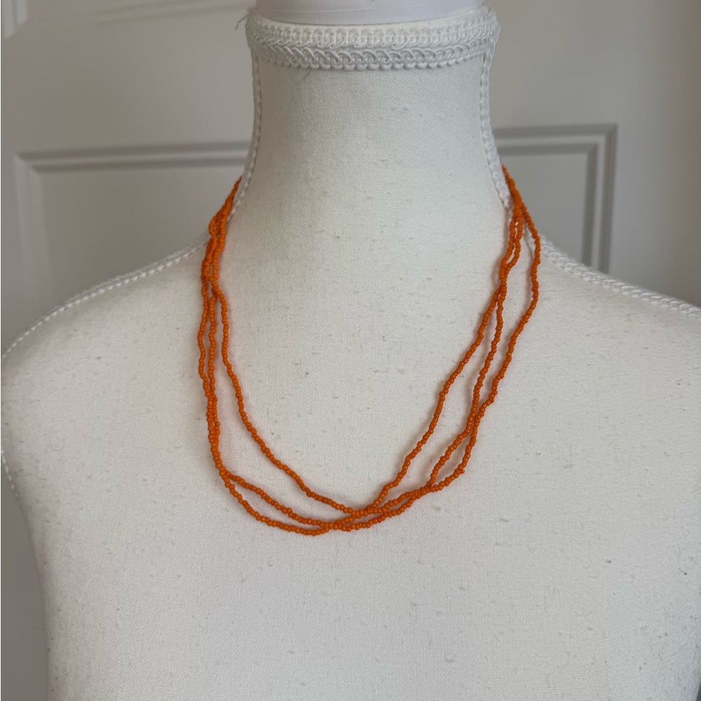 Elegant Orange Necklace